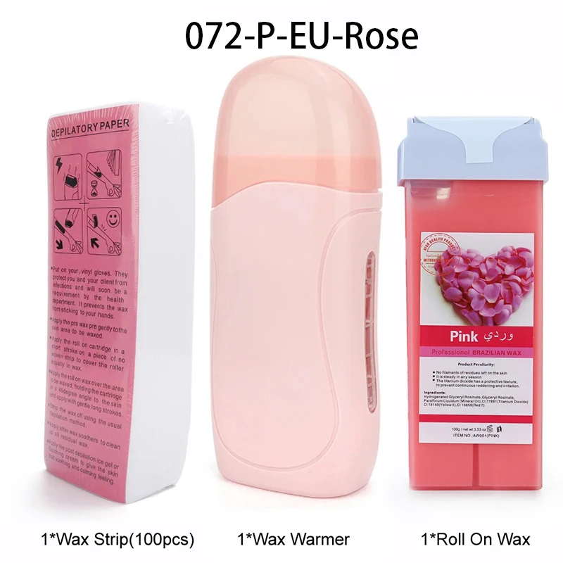 Unisex Roll on Ontharingswas Crème Ontharing Roller Wax Heater Waxen Hot Cartridge Warmer Apparatuur Tool Waxen Kit