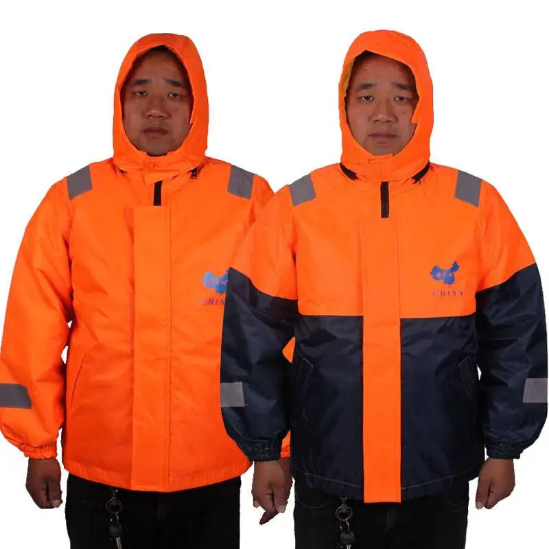 Winter ship inspection ship insulation and warm work life jackets for adults cold proof