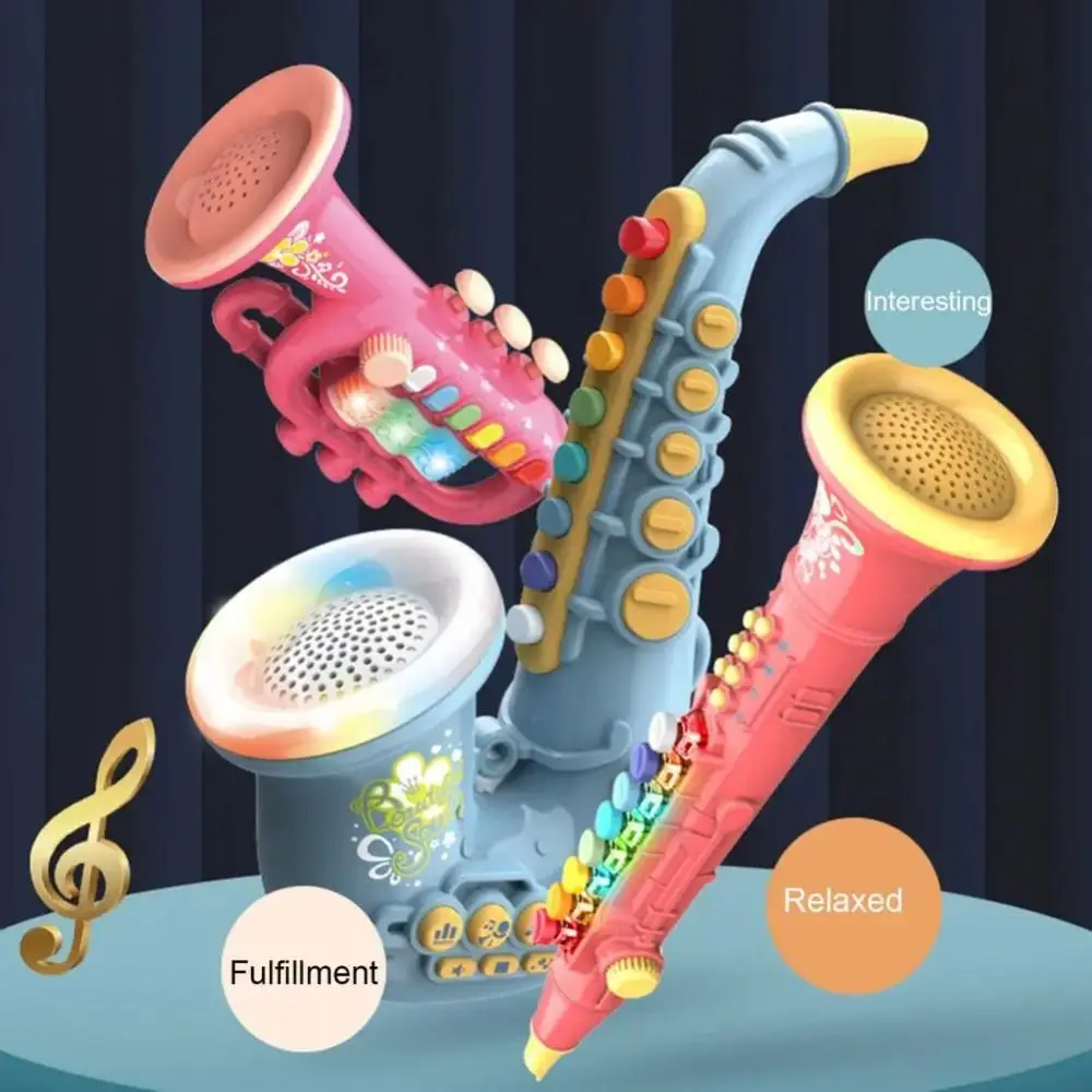 Sviluppo intelligente Simulazione Clarinetto Giocattolo Strumenti di simulazione Strumento per bambini Giocattolo musicale Sassofono Tromba