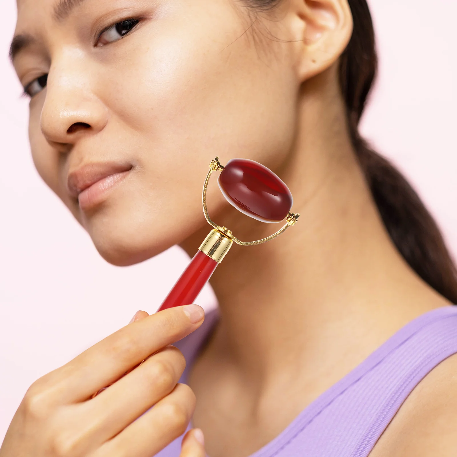 1 قطعة أداة تدليك تجميل الوجه الاستخدام المنزلي المتداول مدلك حواف ناعمة آمنة الوجه الأسطوانة للعناية بالبشرة الجسم الصحة هدية فكرة #6