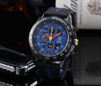 Men's Watches Trend Luxury Fine Silicone Strap Quartz Wristwatch for Ferrari sp3 488 sf90 f40 f8 458 296 Purosangue Roma 599 612