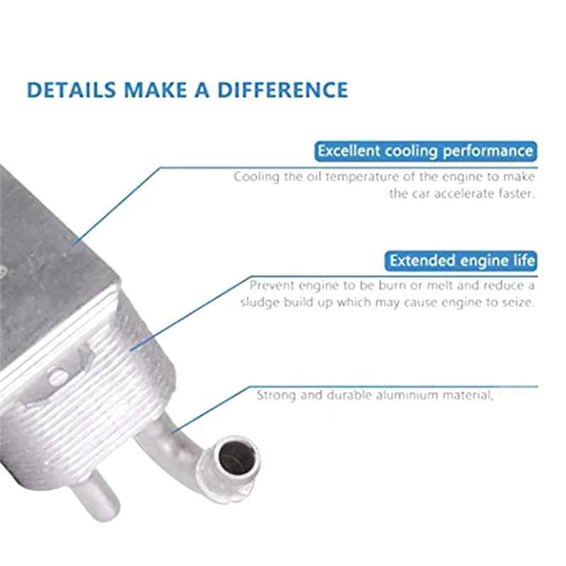 مبرد زيت ناقل الحركة الجديد لأجزاء فولفو S60 S80 V70 XC60 XC70 2008-2013 30792231 1446535 30645800 6G91-7A095-AD #3