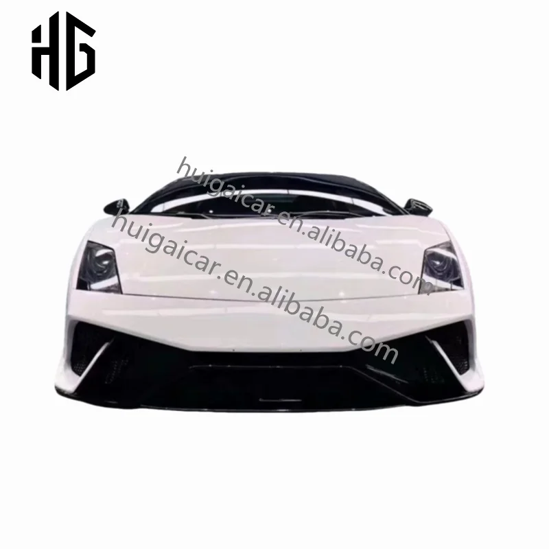 Upgrade to P Style Front Bumper Lip Spoiler Body Kit For Lamborghini Gallardo Lp540 Lp550 Lp560 Car Bumper Kit Parts