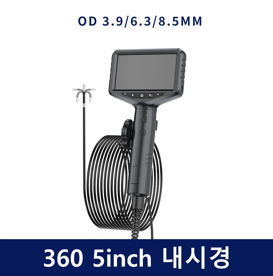 3.9 6mm Articulating Borescope 2 Way 180 Degree Steering Industrial Endoscope 5\