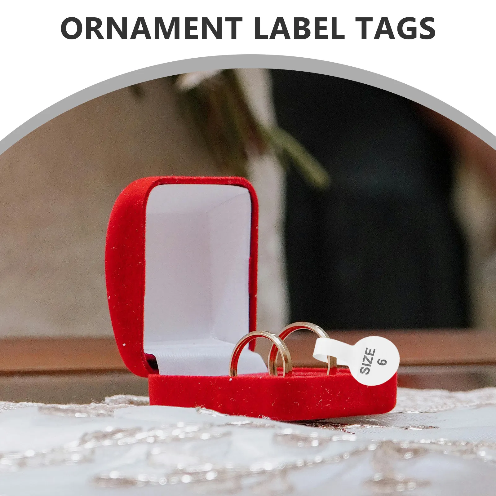300Pcs Jewelry Size Labels for Rings Self Adhesive Removable Small Writable Tags Decorative Stickers for Retail Boutique Stores
