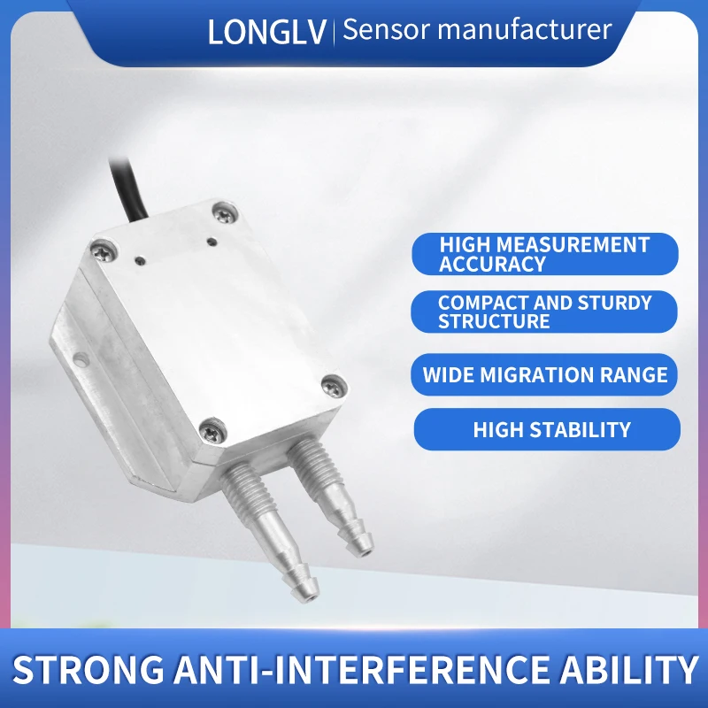 Longlv ptl802f Differenz druckt rans mitter, hochpräziser Überdruck-und Unterdruck-Mikro differenz druck