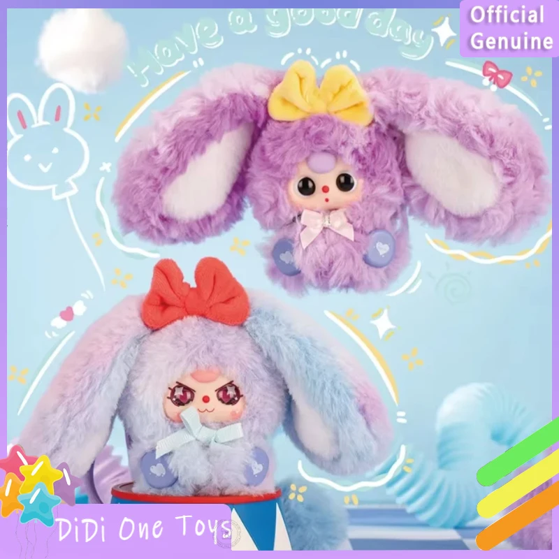 Nieuwe Baby Drie Alice Rabbit Town Serie Blind Box Kawai Hanger Speelgoed Verzamel Figuur Pop Verjaardag Meisje Fans Kerstcadeau