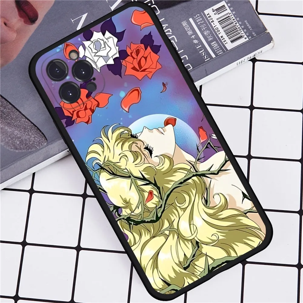 The Rose Of Versailles Phone Case For iPhone 14 11 12 13 Mini Pro XS Max Cover 6 7 8 Plus X XR SE 2020 Funda Shell