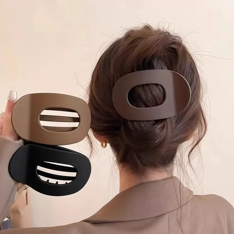 

Korean Elegant Hair Claws Crab Matte Acetic Acid Hair Clip Spoon Hairgrip Hairpin New Barrettes