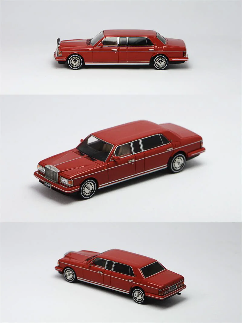 GFCC 1:64 Silver Spur extended version/1956 Continental Mark II Alloy Vehicle Collectible Car Model