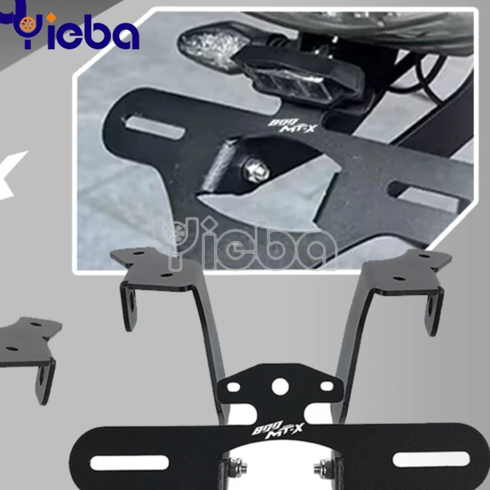 

FOR CFmoto CFMOTO Motorcycle Aluminum License Plate Holder Fender Eliminator Tail Frame Plate 800 MTX 800MT-X MT 2024 2025 2026