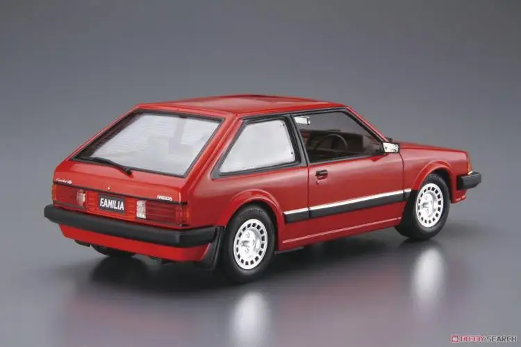 Aoshima 05589 Static Assembled Car Model Toy 1/24 Scale For Mazda 323 BD Familia XG 1980 Car Model Kit