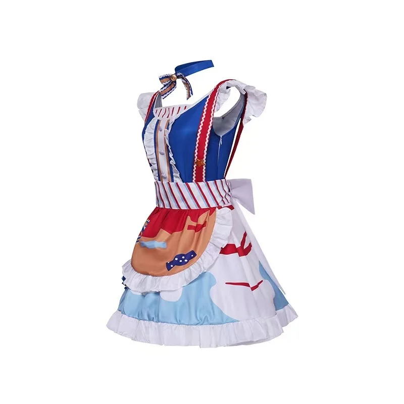 مجموعة أزياء الرسوم المتحركة التنكرية Miku Feng Xiaomeng مناسبة للاستخدام في الهالوين وعيد الميلاد #5