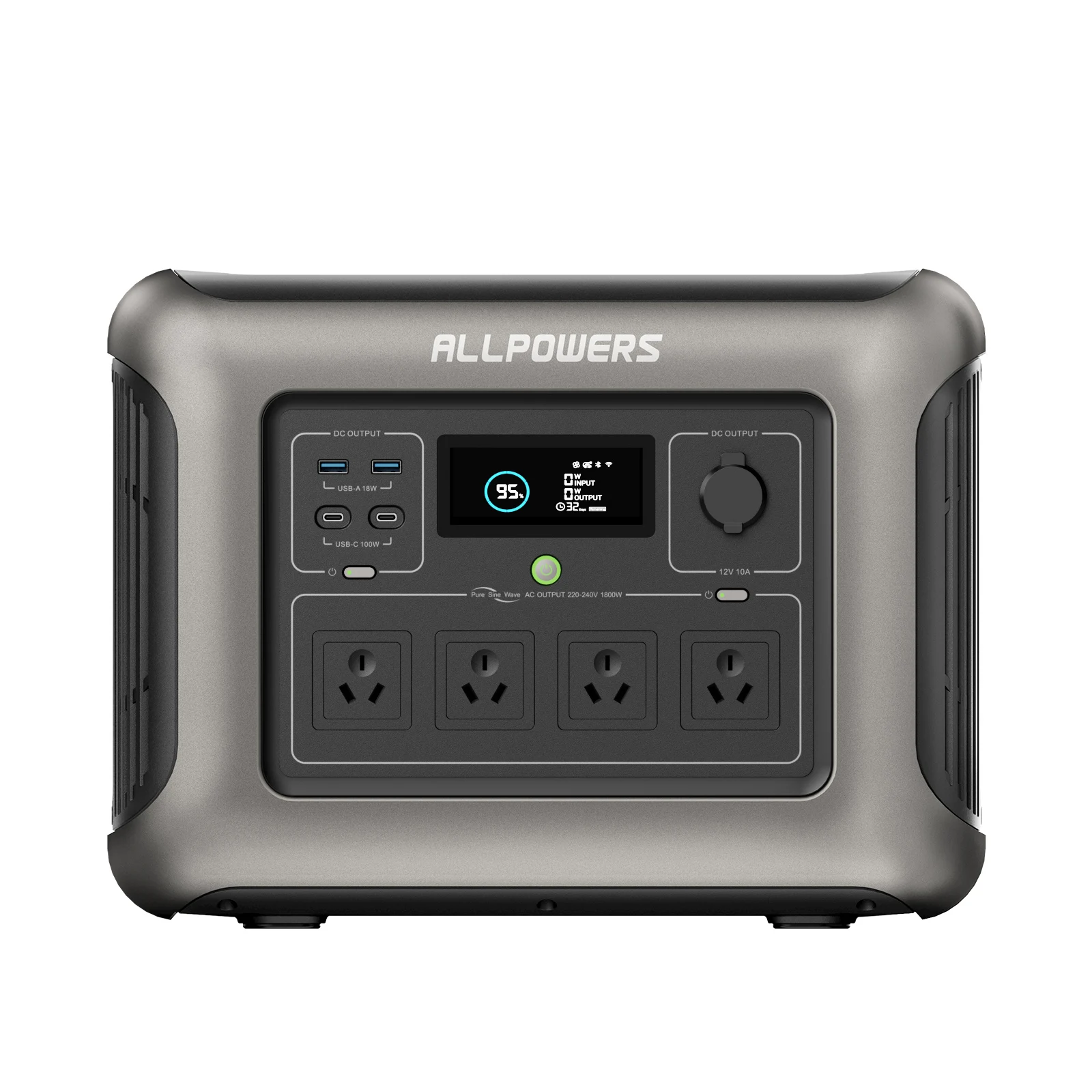 Outdoor Solar Generator Portable Ups Power Supply Station 1500W Generator System Power Banks 1152Wh Capacity view 2