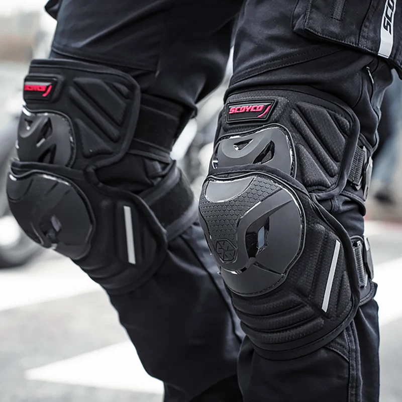 

Scoyco K-46 мотоциклетные наколенники для мотокросса, наколенники, защита от ударов, защита от ударов, мотоспорта, MTB, велосипеда для грязи, наколенники, защита голени