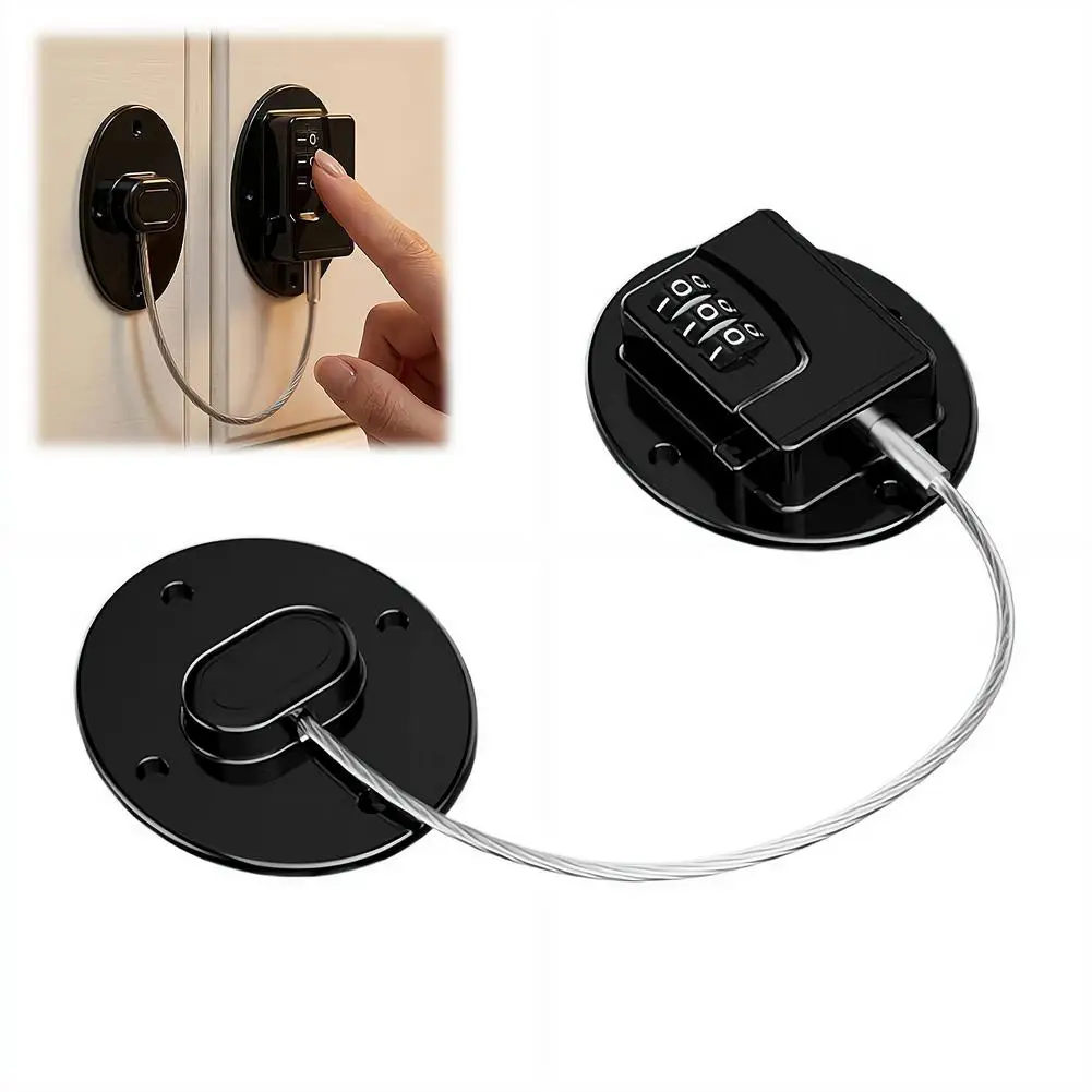 Password Refrigerator Lock Window Limiter Child Safety Lock Child Lock Drawer Lock Multifunctional Lock Treasure