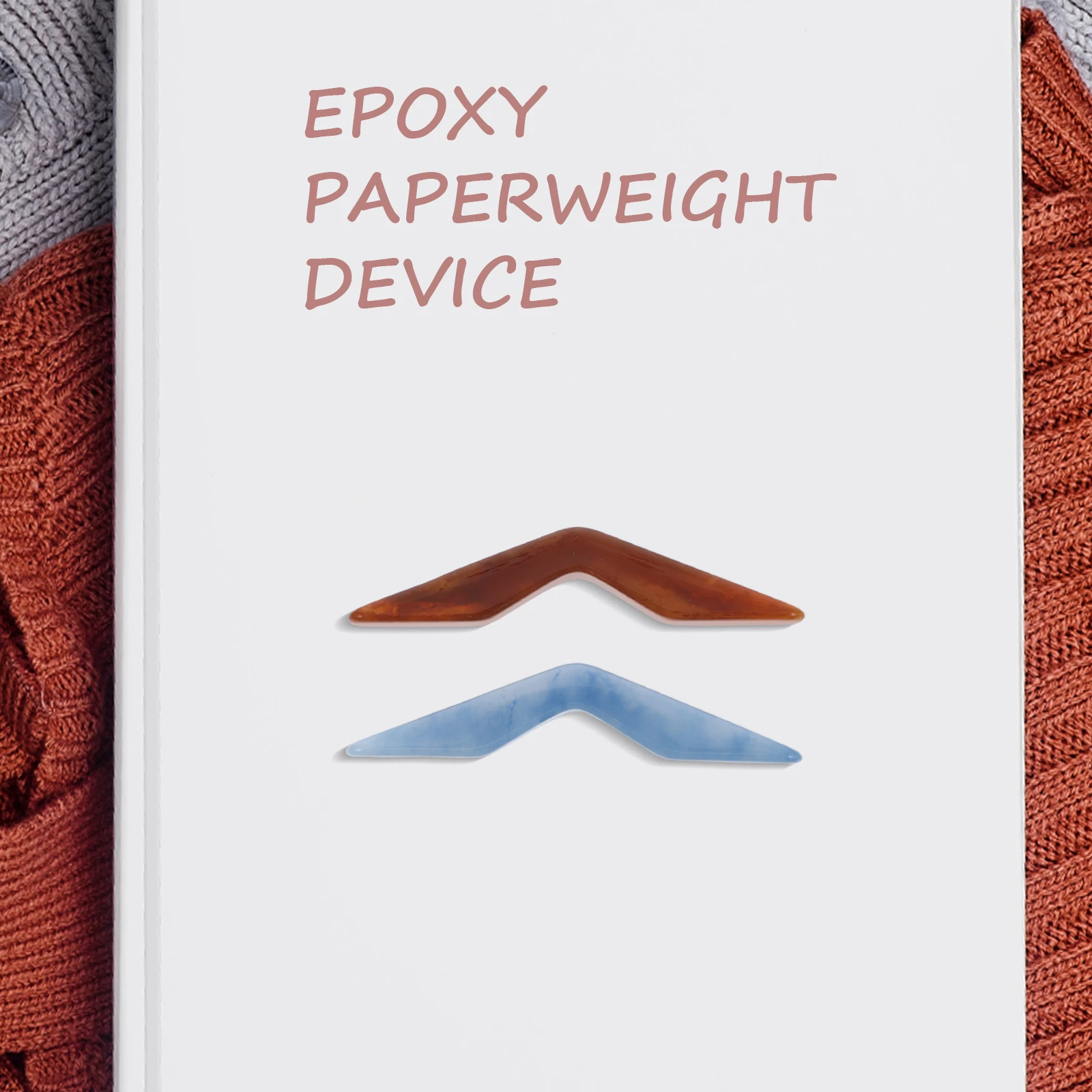 

2pcs Thumb Book Page Holder Lightweight Portable Reading Supply For Travel Camping Outdoor Students Book Lover Resin Finger