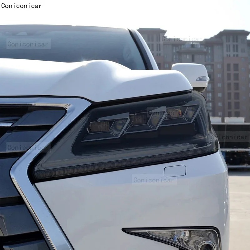 طبقة رقيقة واقية ملصقات بولي يوريثان لكزس LX 570 2015-2021 سيارة العلوي شفافة سوداء المضادة للخدش اكسسوارات PPF تجميل