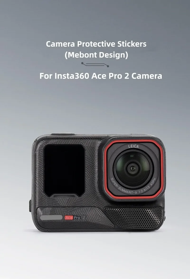 Pegatina personalizada para Insta360 Ace Pro2, calcomanía de piel para cámara de acción, envoltura de vinilo, película protectora, abrigo Insta 360 Ace Pro 2