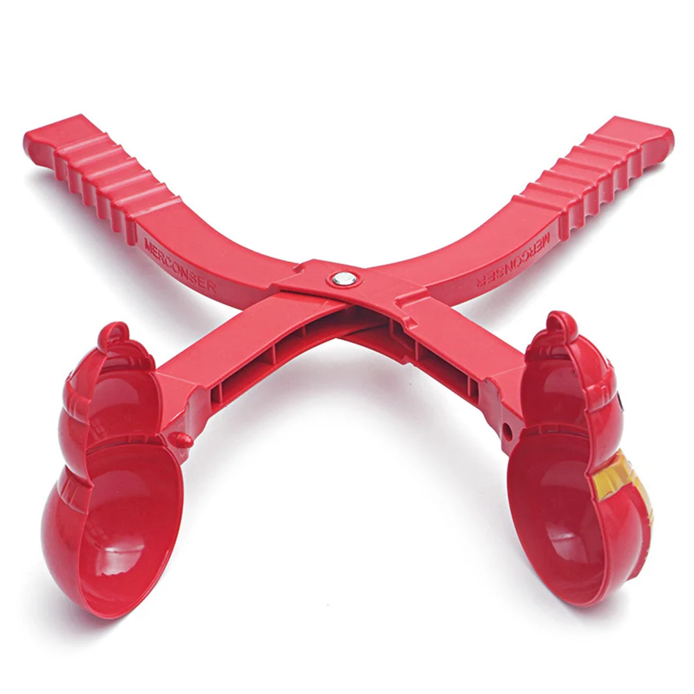 1 pz clip per palline da neve a forma di pupazzo di neve creatore rapido per accessori da combattimento per bambini all'aperto plastica antiscivolo