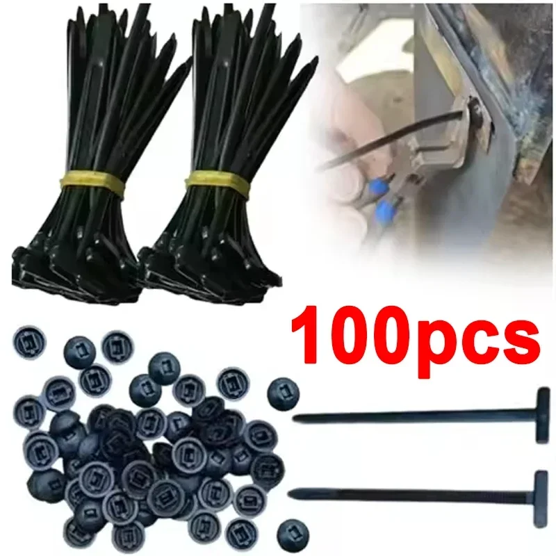 나일론 만능 케이블 타이 버클-헤비 듀티 지퍼 타이 홀더 핀 및 버튼 디자인 플라스틱 케이블 타이 도구 고정장치 자동차 바디용