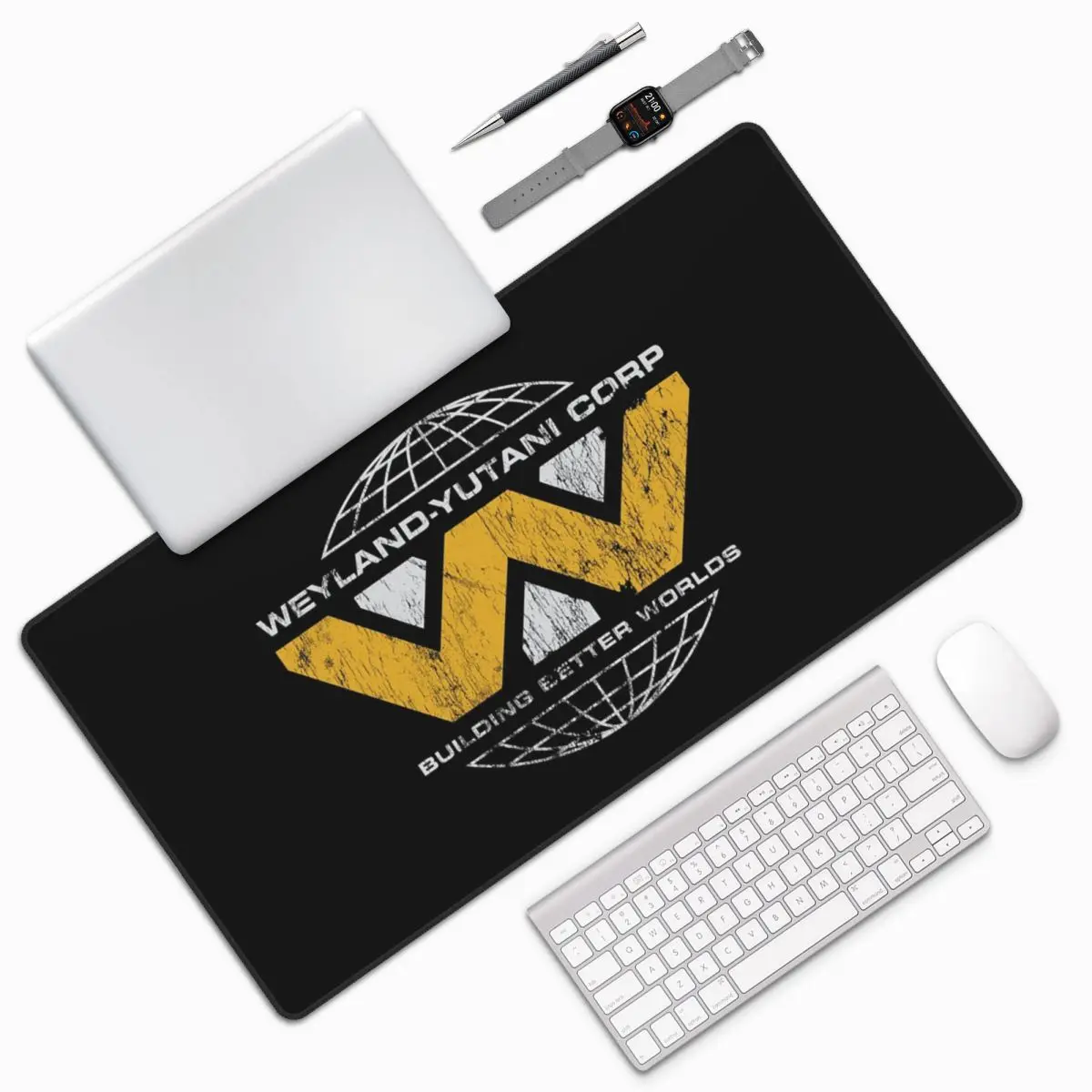 

Большой коврик для мыши Alien Romulus Lab Weyland - Yutani Xenomorph Experiments, коврик для компьютерной клавиатуры и мыши, коврик для геймеров, для ПК и ноутбуков