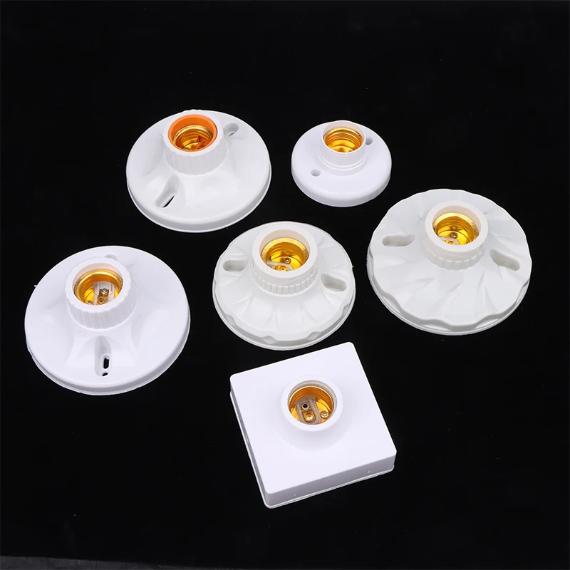 1Pcs Innovative And Practical E27 Lamp Holder High-temperature Resistant Bulb Holder Ceramic Lamp Bulb Socket Lamp Base