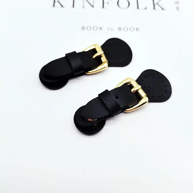 1Pcs Bag Buckle Lock Cowhide Sew On Snap Closure With Iron Alloy Button For Handbag Shoulder Bag Purse DIY Making