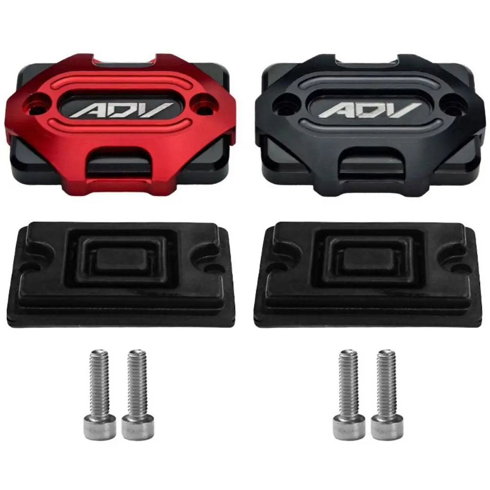 2Pcs Aluminum Alloy Motorcycle Oil Cup Lid Enhanced Durability with Screws Brake Fluid Reservoir Cap Premium Quality view 2
