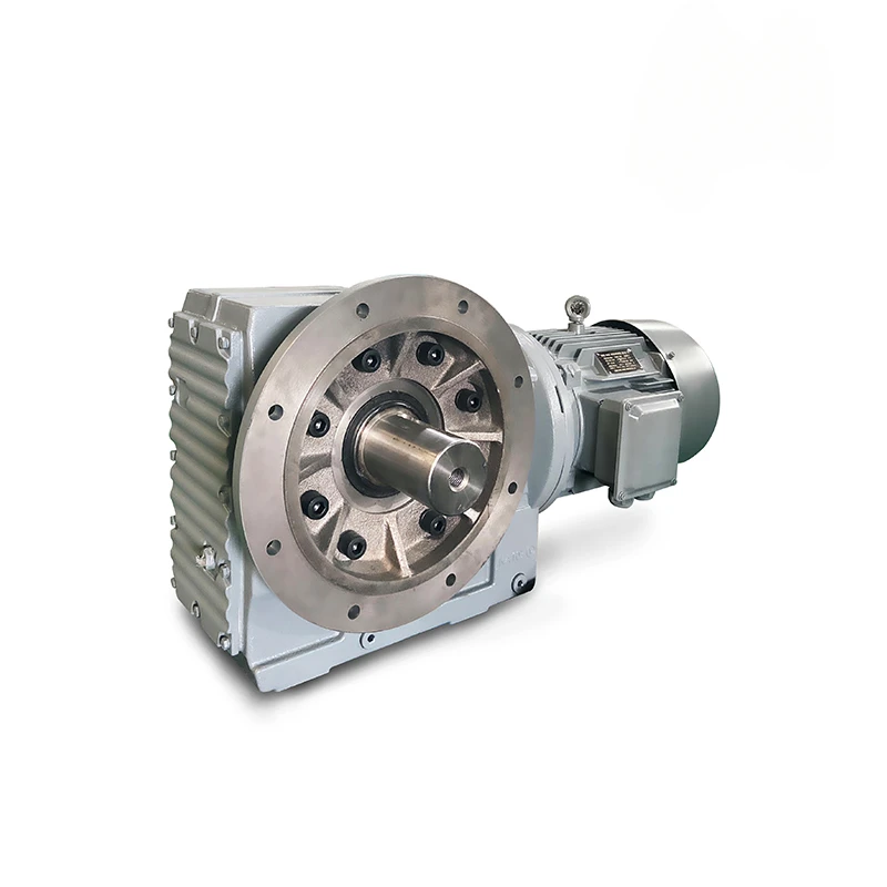 K87 series 90 degree hollow shaft helical gearbox Series Transmission Industrial Helical Gearbox With AC 5.5kw Motor price