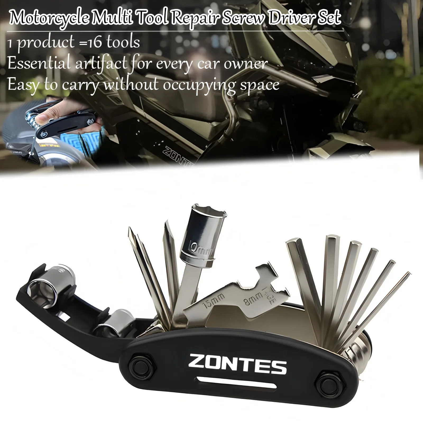 Juego de destornilladores de reparación multiherramienta CNC para motocicleta Zontes 368G 703RR 703F 350E 350D 350X GK350 368 350 D/M/E/K/G/R/T/S/V