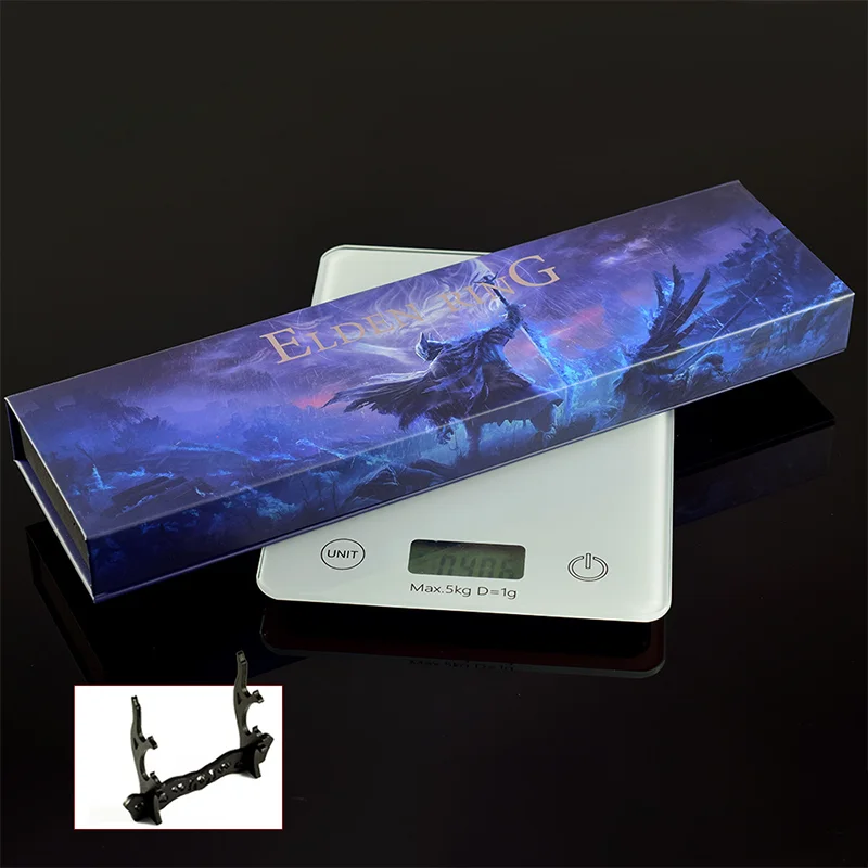 30cm Marais Executioner's Sword with Gifts Box Ring ER Game Peripheral Knife Toy Sword All Metal Figure Ornament Gift Collection