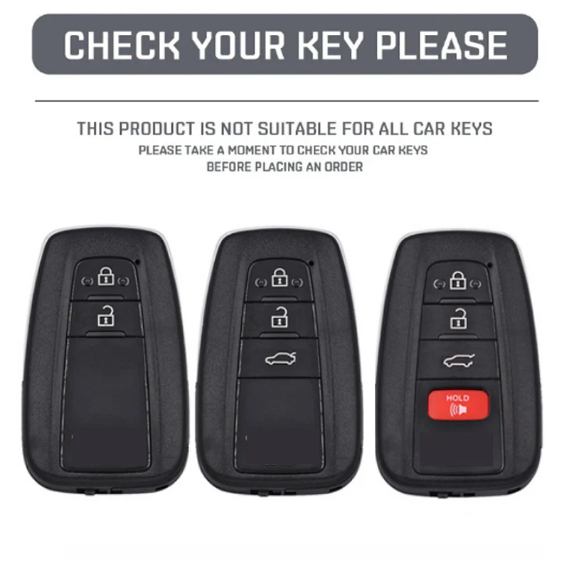 2 3 4 Buttons Car Key Cover Case For Toyota Prius Camry Corolla CHR C-HR RAV4 Land Cruiser Prado Keychain Accessories