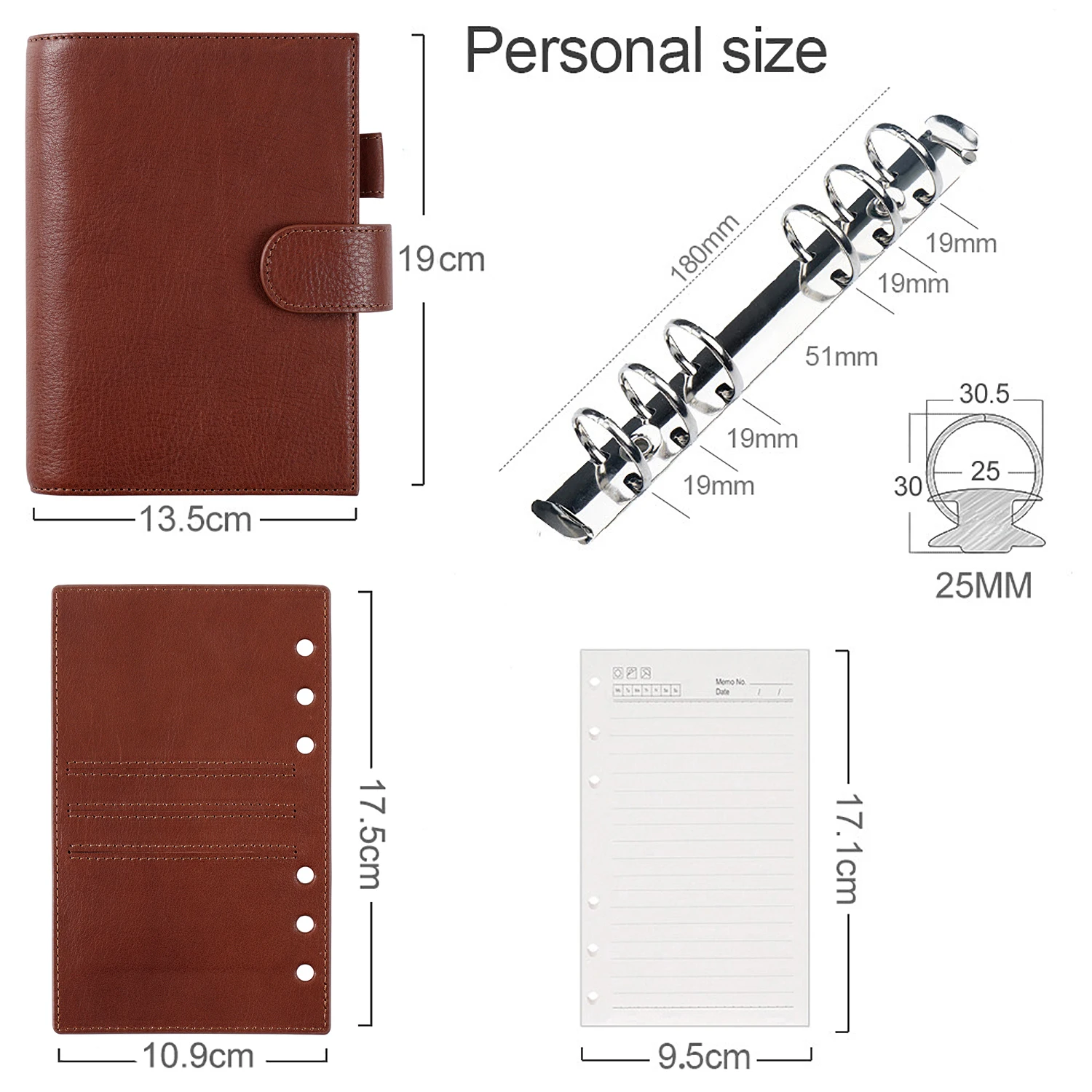 Limitato imperfetto motherm Regular 2.0 anelli di dimensioni personali Planner Full Grain quaderno in pelle conciata al vegetale Journey Sketchbook