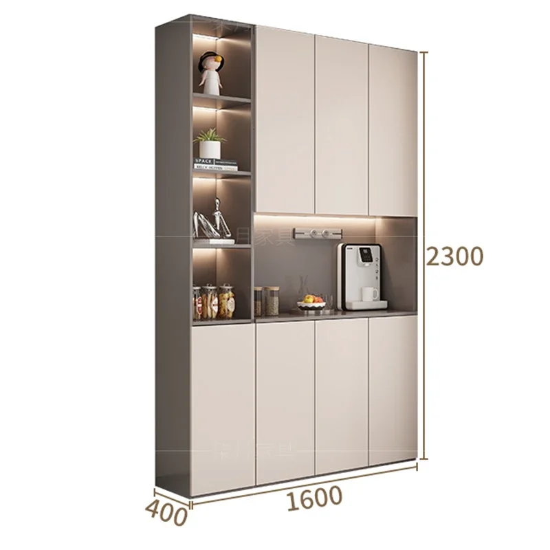 Display Cabinet Hanging Bar Modern Home Shelves Portable Open Cabinets Accessories Wall Whiskey Vitrine Iron Drinks Showcase