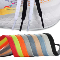 1Pair 6mm Width Flat Shoelaces for Sneakers Polyester Laces for Shoes White Black Shoelace 90/120/140/160CM Shoe Accessories