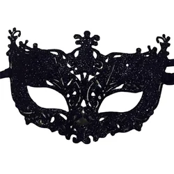 Princess Venice Mask Christmas Party Ball Mask Halloween Masquerade Performance Half Face Fox Sequin Lace Mask