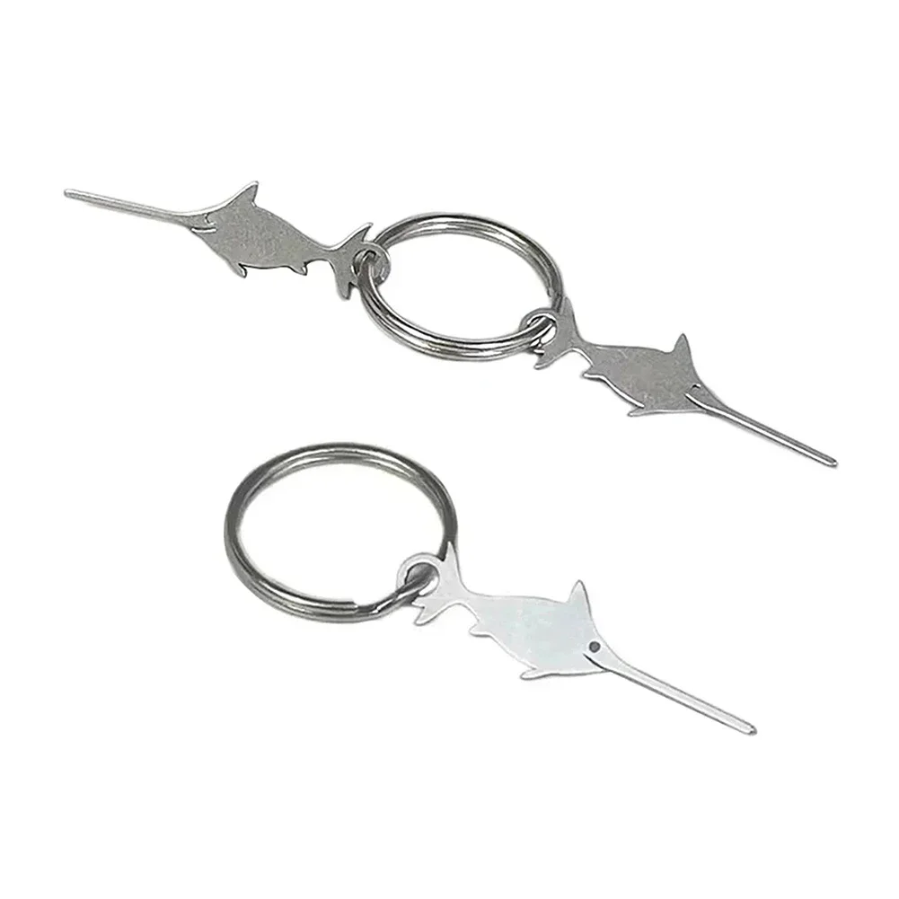 New 35MM Universal Thimble Swordfish Shape 304 Stainless Steel Needle For Smartphone Sim Card Tray Removal Eject Pin Key Tool