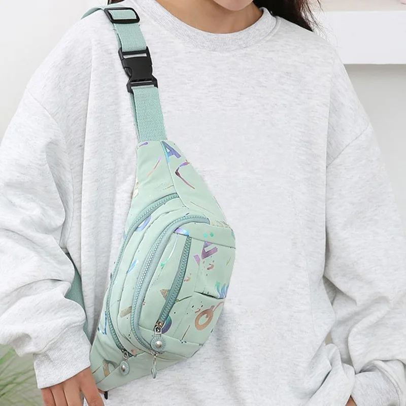 Mode Heißer Stanzen Buchstaben Laufen Outdoor Brust Tasche Sport Taille Taschen Multifunktionale Frauen Wasserdichte Umhängetaschen Umhängetaschen