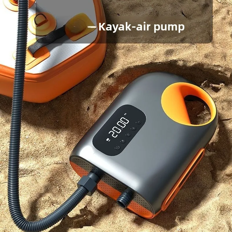 

Уличный каяк, штурмовая лодка, доска для весла, мощный интеллектуальный воздушный насос, новый электрический воздушный насос высокого давления 12 В