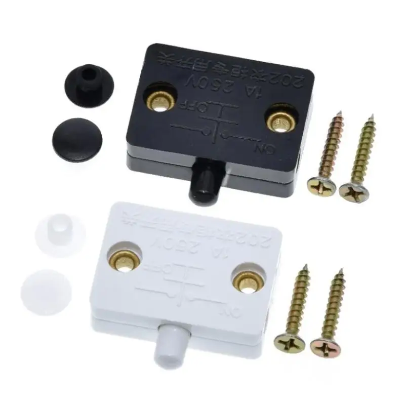 Automatic Reset Switch, Household Cabinet Door Control Switch, Wardrobe Light, Easy To Install.