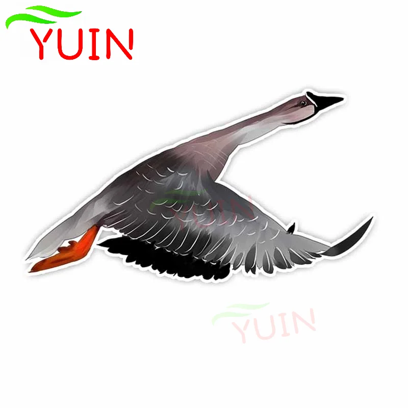 Fashion for Animal Flying Geese Car Sticker Motorcycle Accessories PVC Graphic Decoration High Quality Waterproof Decal 16*9cm