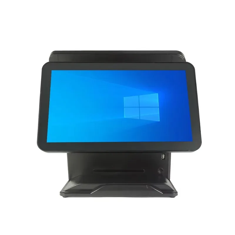 Black Dual Screen Window All in One Touch Screen Pos Cash Register