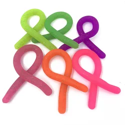 Hot TPR Elastic Noodles Stress Reliever Toy Vent Noodle Antistress Hand Adults Vent Children Luminous Squeeze Squishy Fidget Toy