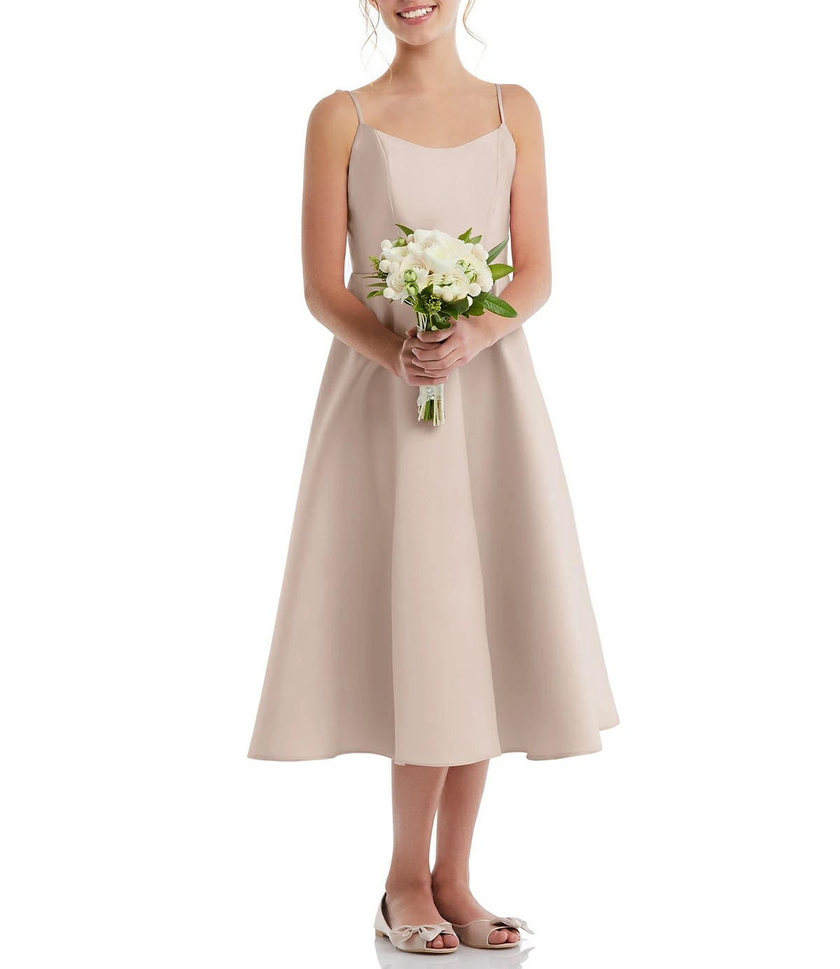 Mädchen Party Kleid Für Hochzeit Junior Brautjungfer Kleider 2022 Satin Erste Heilige Blume Mädchen Kleider für Hochzeiten