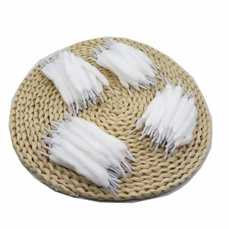 1000pcs Original YUHETEC 100MM Shoelace Cotton Wool for Electronic RDA RTA RBA Machine Coil Wire Organic Cotton