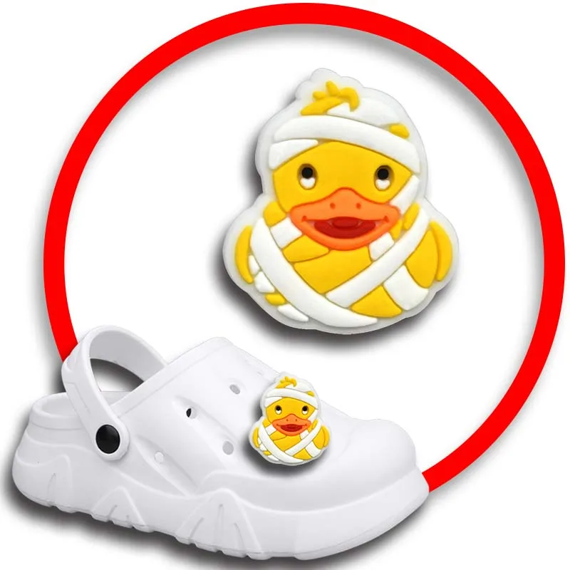 

Duck Shoe Charms for Crocs Sandals Women Clogs Pins Shoe Decorations Accessory Men Badges Boys Girls Kids Shoes Accessories