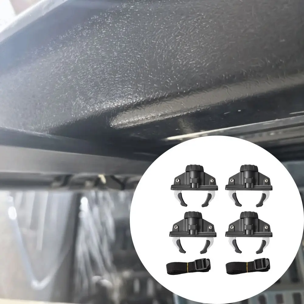 Adjustable Roof Box Clip High Strength Mighty Clips Roof Rack Clamp Strong Clip Quick Mount Mounting Buckle Universal Car