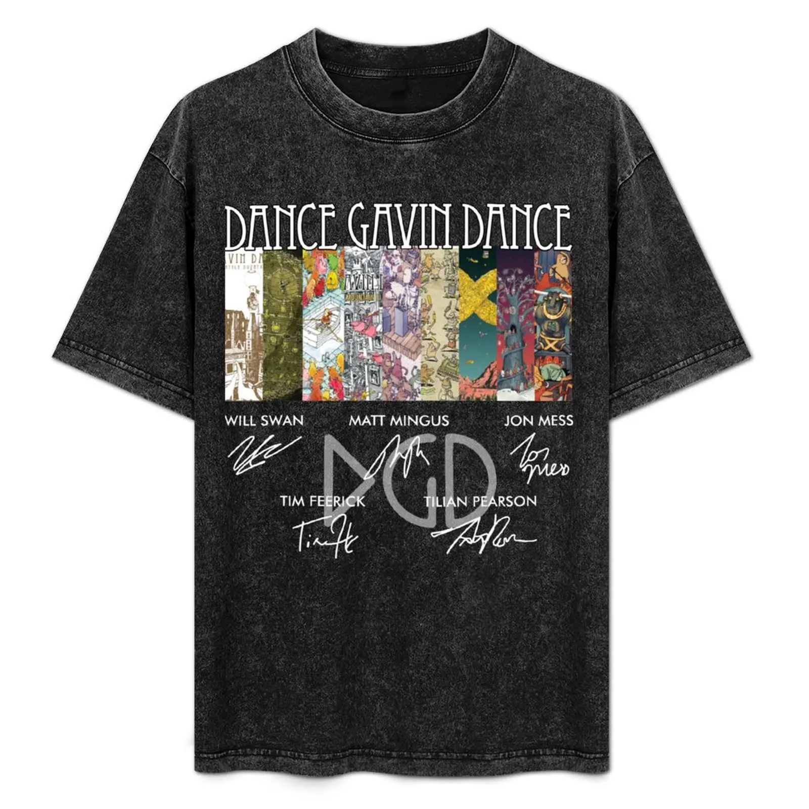 

Футболка унисекс для молодежи Dance Gavin Dance Will Swan Matt Mingus Jon Mess, модная, дышащая, для путешествий