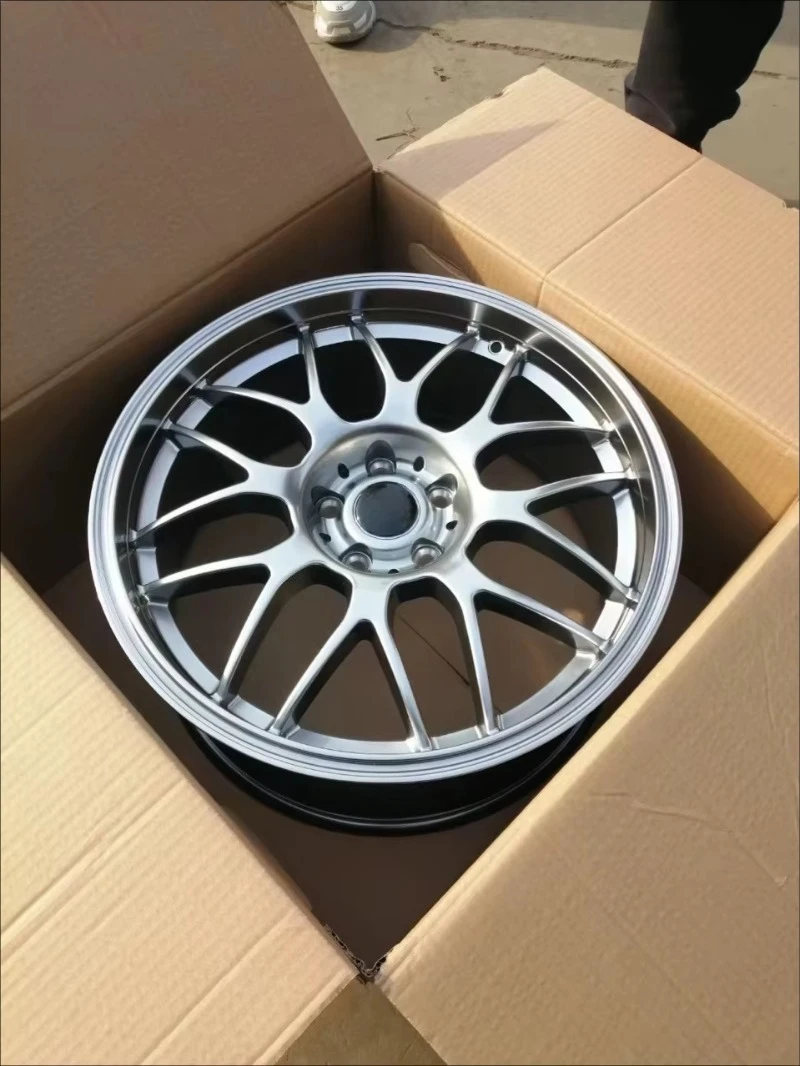 Aluminum Wheel Rim Hub New Chrome Finish Multi Spoke Design Alloy Passenger Car Wheels